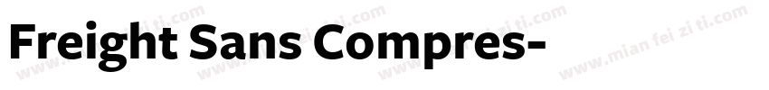 Freight Sans Compres字体转换